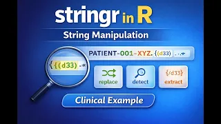 Stringr in R for Clinical Data String Manipulation in R with Clinical Example