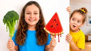 🍦 Friends Make Healthy Magical Ice Cream! ✨ Fun Food Adventure for Kids