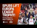 CELEBRATIONS Tottenham lift the 2025 UEFA Europa League after beating Man United