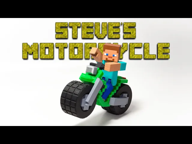 Minecraft Steve's Motorcycle video thumbnail