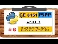 GE 8151 PSPP NOTES - 6 ILLUSTRATIVE PROBLEM