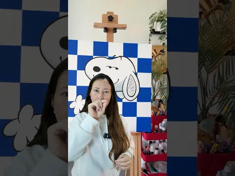 O Snoopy assim é muito legal de desenhar