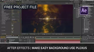 After Effects - Make Easy Background Use Plexus