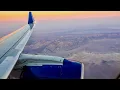 DELTA AIRLINES ERJ-175 Fresno to Salt Lake City 4K