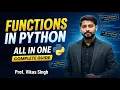 Functions In Python All In One of Functions in Python Python Tutorial By Vikas Singh
