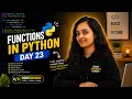 Stop Repeating Code Learn Python Functions Day 23 100 Days of Python Interview Question