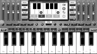 تعليم عزف ترنيمة العالم يبني ويزرع 