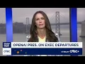 OpenAI President Greg Brockman on exec departures
