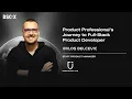 Product Professional s Journey to Full-Stack Developer Milos Belcevic DSC EUROPE 25