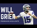 Will Grier NFL Preseason Leading Passer 2023 Preseason Highlights