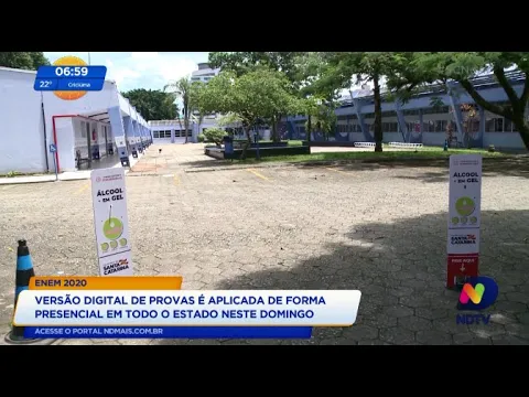 Enem: versão digital de provas foi aplicada de forma presencial neste domingo