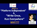 Java WORA Write Once Run Anywhere Platform Independent Why