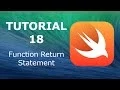 Swift Programming Tutorial 18 - Function Return Statement