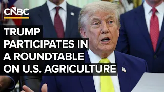 live president trump participates in a roundtable on american agriculture in wisconsin 6 5 2026