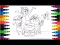 Inside Out Coloring Page For Kids Speed Coloring Happy Kid Adventures