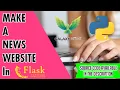 Python Flask Web App NEWS Web Application Using Newsapi With Deployment on Heroku Web Server