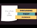 Easily Discuss Text Evidence with this Simple Structure Trick