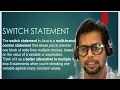 Switch Statement in Java Explained with Real-Time Examples Lecture - 07