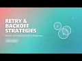 Retry Backoff Strategies Handling Failures in Distributed Systems