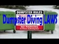 dumpster diving LAWS by state
