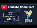 YouTube Clone Comments in Yii2 Framework - Full Working Process