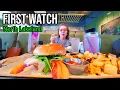 Eating a Viral Breakfast Sandwich Drinking the Viral Purple Haze at First Watch in Lakeland