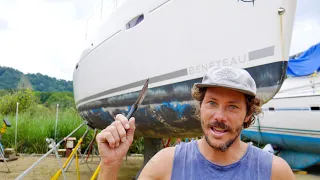 How to antifoul a sailboat with no experience in 3 days – Ep. 107