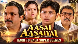 Jiiva's Back to Back Super Scenes | Aasai Aasaiyai | All Time Best Scenes | 4K | Super Good Films