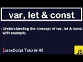 JavaScript Tutorial Variables var let const