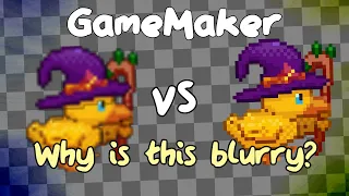 Why is everything in my GameMaker game blurry