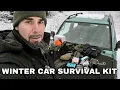 Car Winter Survival Kit - Essential Gear for Emergency in Remote Forests
