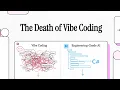 Spec-Driven Development Why Vibe Coding is Dead