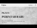PKJ 275 | Perintah Baru | A New Commandment