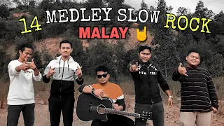 Download Medley 14 Lagu Slow Rock Melayu 90 an 2021 - Ajek Hassan Cover By B6 Studio (Versi Akustik | Lirik) MP3