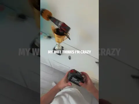 When a man gets a power screwdriver 😂