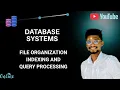File Organization Indexing Query Processing