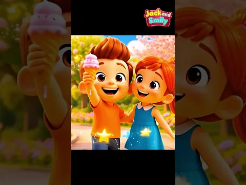 My Ice Cream Fell Song Shorts 2 | Jack & Emily Kids Songs & Nursery Rhymes #shorts
