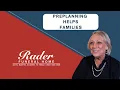 Rader Funeral Home - Preplanning Helps Families