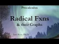 Radical Functions their Graphs Precalculus