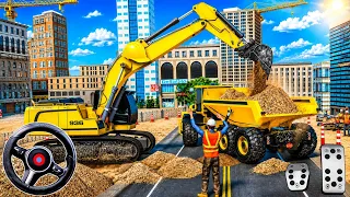 Road Builder 3D | Heavy Construction Challenge - Android GamePlay