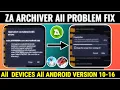Lagu za archiver access denied problem | Za archiver Copy Paste problem how To Fix it 