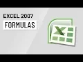 Excel 2007 Formulas
