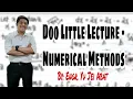 Doo Little Lecture - Numerical Methods