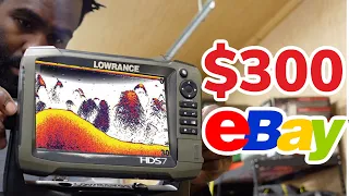 300 Used Lowrance Kayak FishFinder Found on EBAY IT WORKS