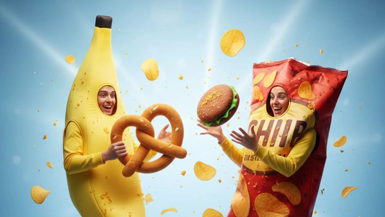 Healthy FOOD Vs BAD Food - If Food were People | 100+ Food Relatable Situations by La La Life Emoji