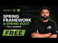 Spring Framework SpringBoot Full Course FREE in 2026 Java Full Stack