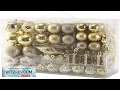 Sattiyrch 76ct Christmas Tree Ornaments SetGolden Shatterproof Christmas Balls Review