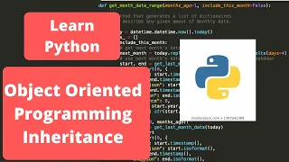 Python How to inherit a class Inheritance Basics - Python programming for beginners