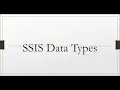 4 SSIS - Data Types