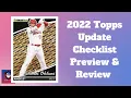 Everything to Know Before Buying 2022 Topps Update Reviewing the Checklist